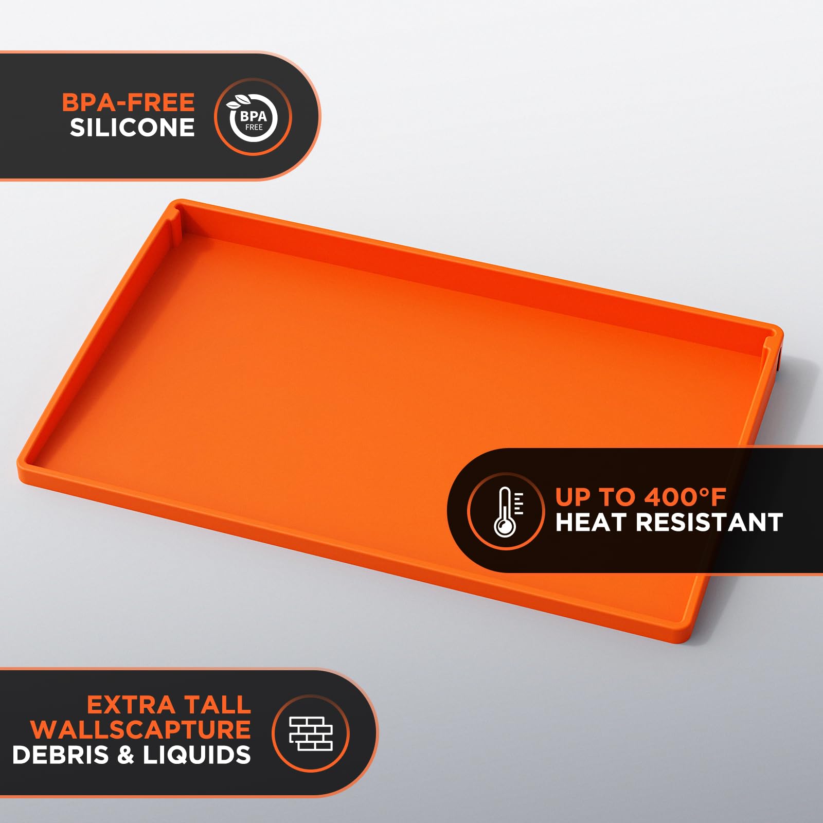 Cxesp non-stick surface allows quick cleanup after grilling.