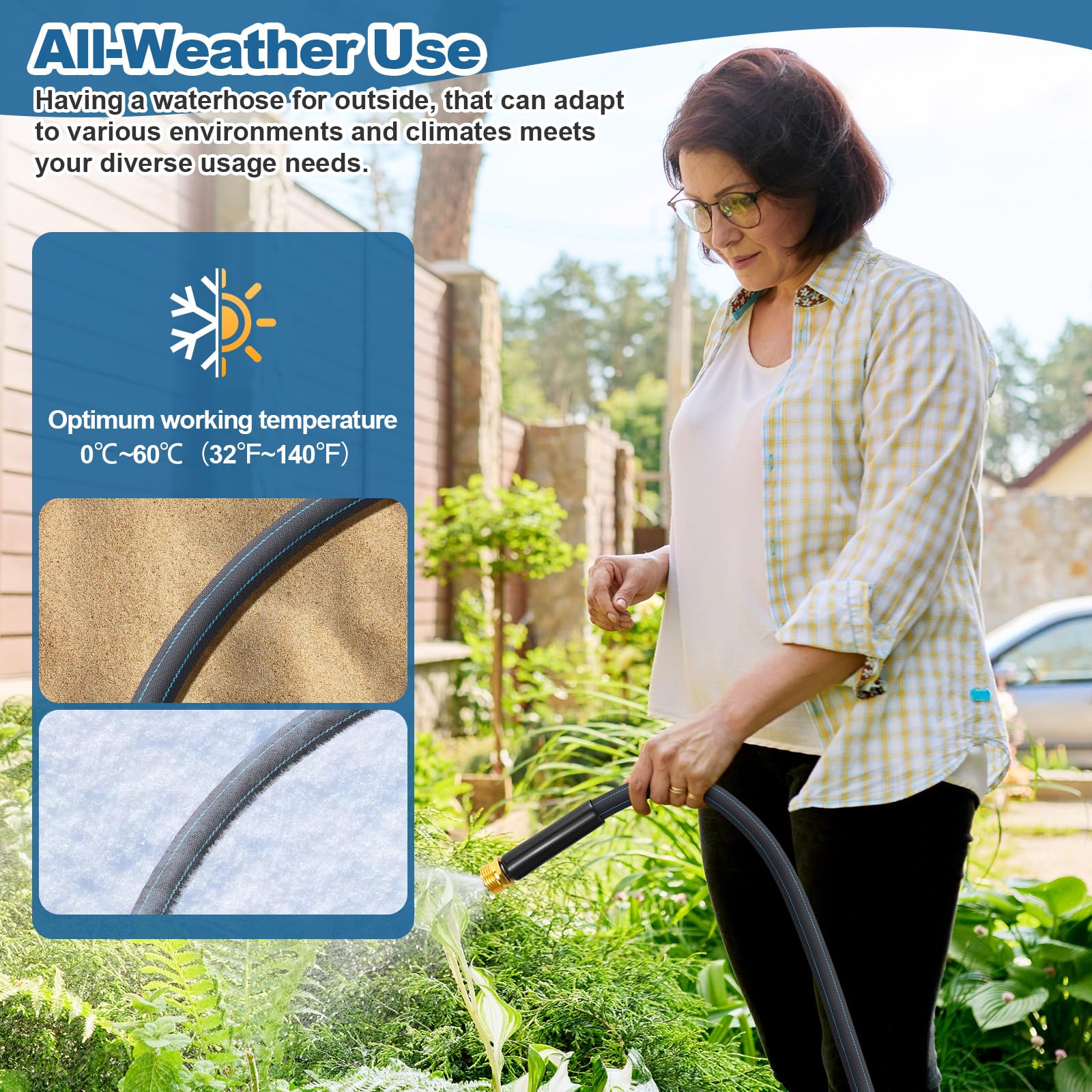 CXEZSIK hose offers high burst pressure up to 600 PSI for reliable performance.