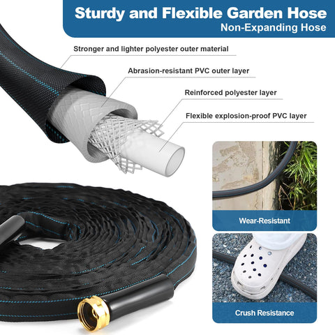 CXEZSIK no-kink hose untangles easily after use.