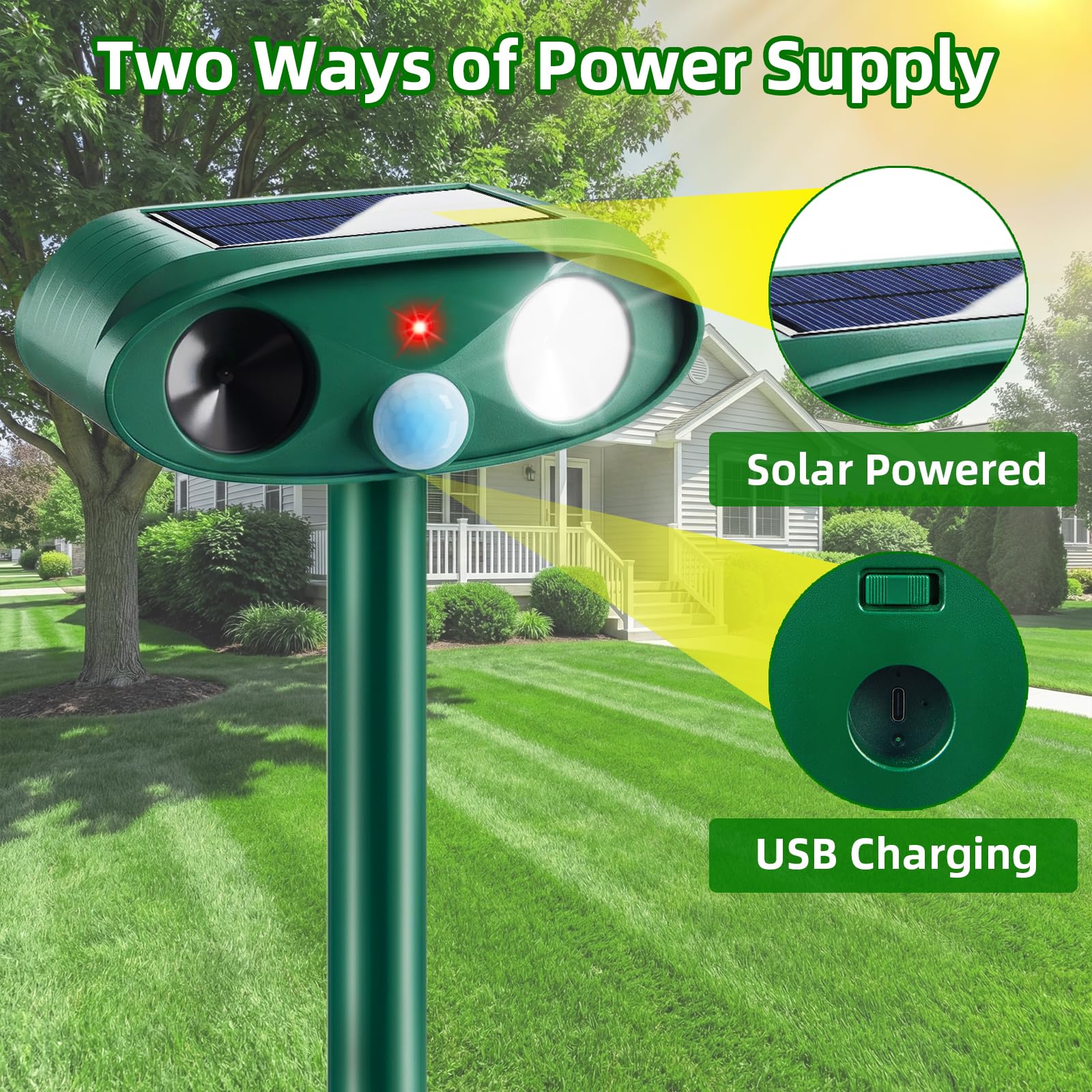 CXIENAOY deer deterrent in action helps reduce plant damage