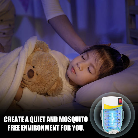 CXIENAOY indoor bug zapper plug-in setup shows effortless operation.