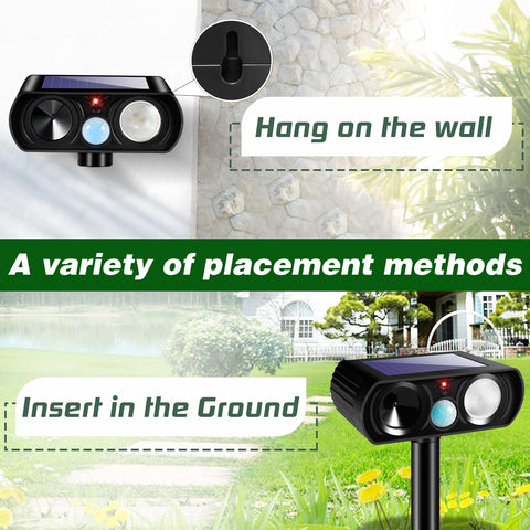 CXIENAOY 8–33 ft range provides proactive wildlife protection