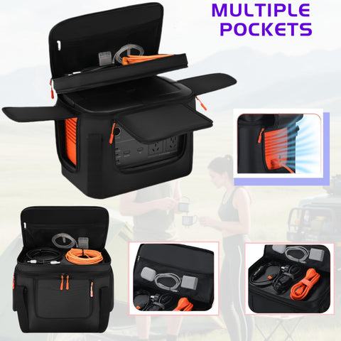 1680D shell resists scratches for rugged outdoor use.