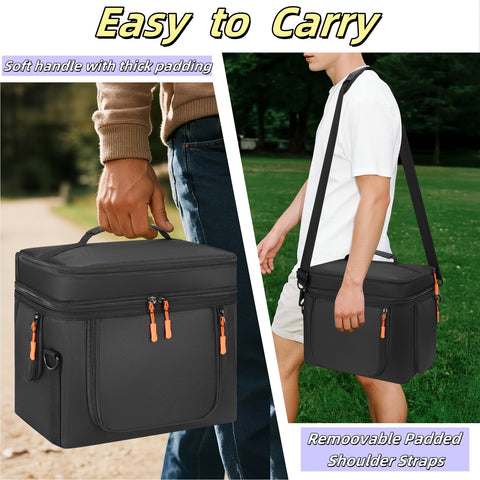 Cxinesbag storage bag adjustable-shoulder-strap enhances comfort during long carries