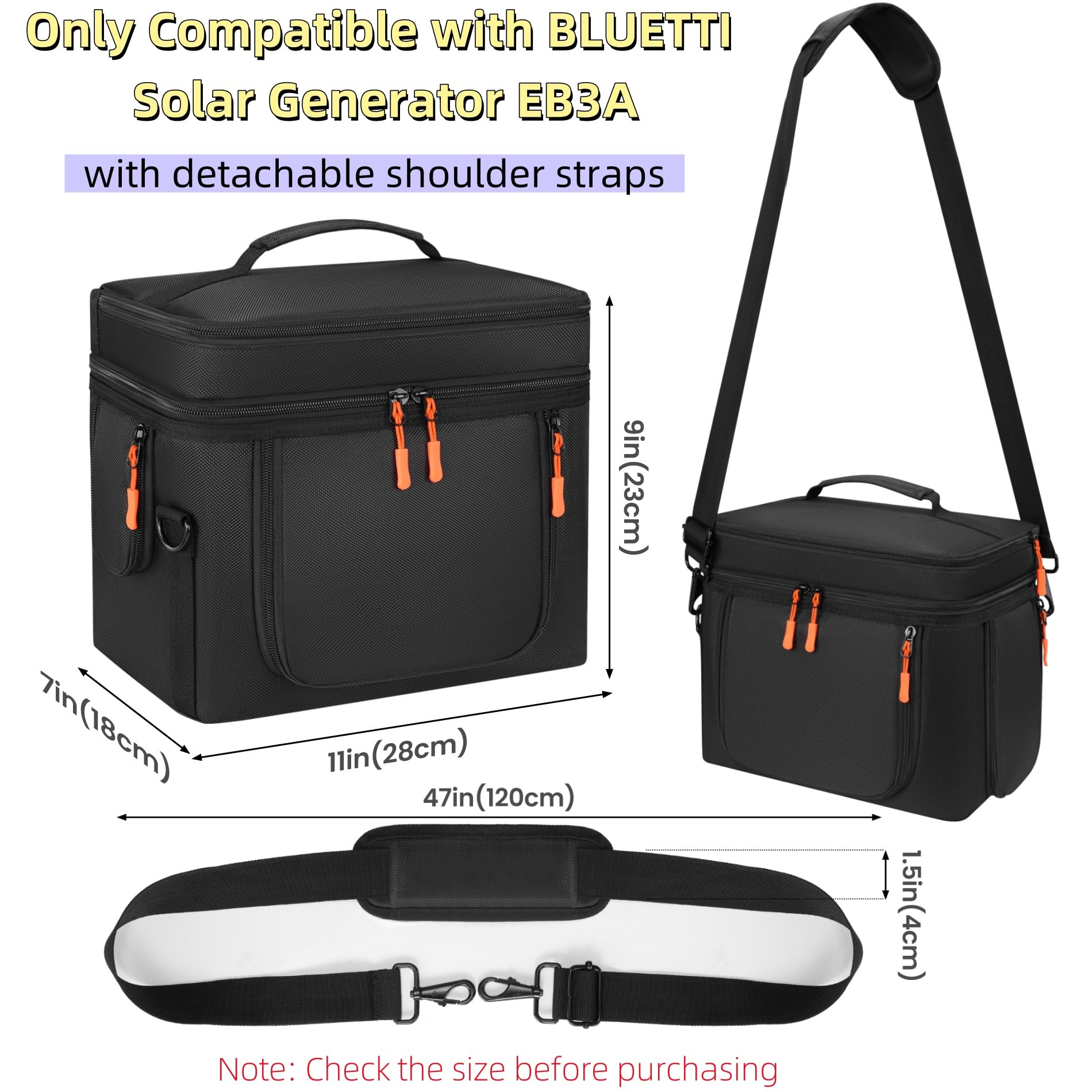 Cxinesbag storage bag interior-pocket-layout keeps accessories organized on trips