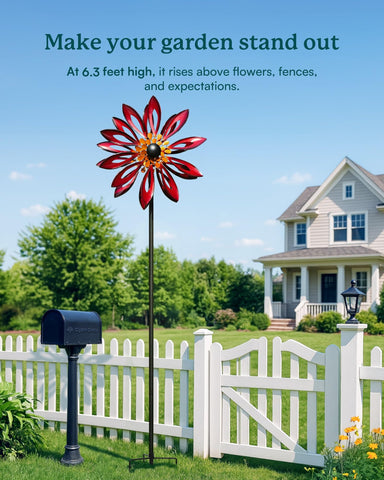 Cyan Oasis ground stake and pole provide stable placement in windy weather.