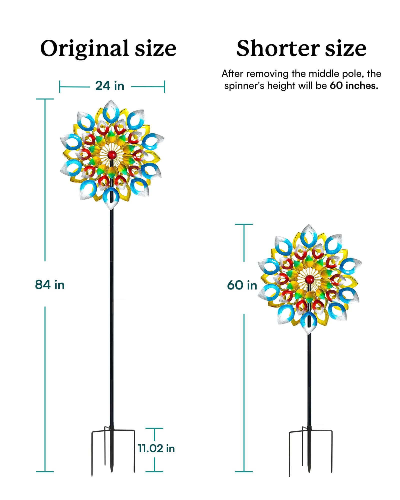 Cyan Oasis hanging option allows tree display year round