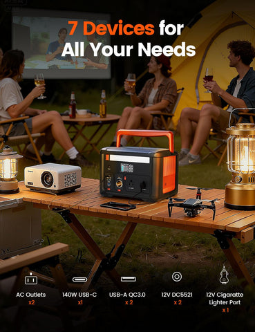 CYBPULTE 140W USB-C PD port enables fast charging for laptops and tablets.