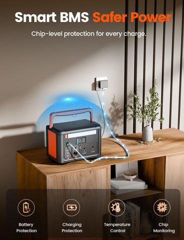 CYBPULTE safety features guard devices from overload and overheating.