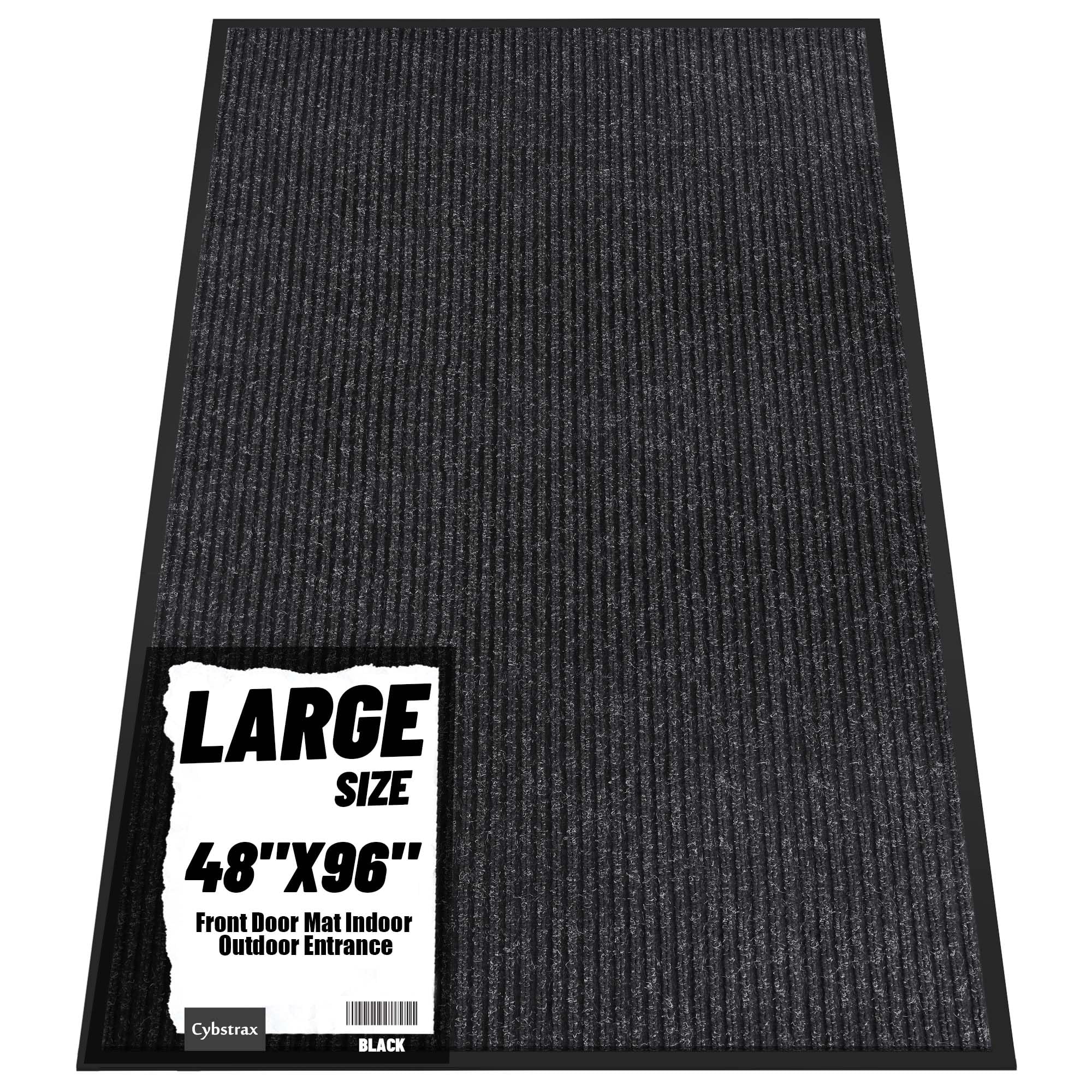 Cybstrax Front Door Mat absorbs water to keep entryways dry and clean.