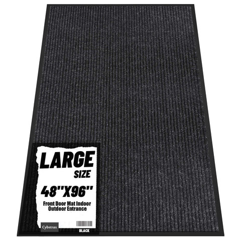 Cybstrax Front Door Mat absorbs water to keep entryways dry and clean.