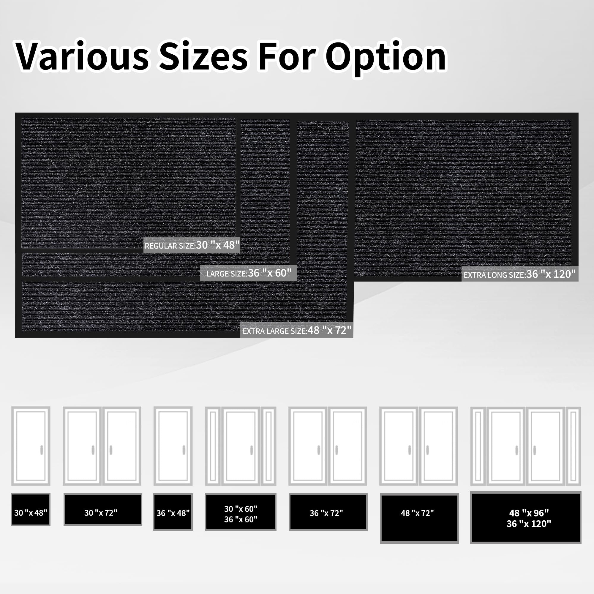 Cybstrax versatile front-door mat suits patios garages and offices