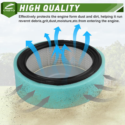 Cyleto durable paper element supports consistent engine breathing