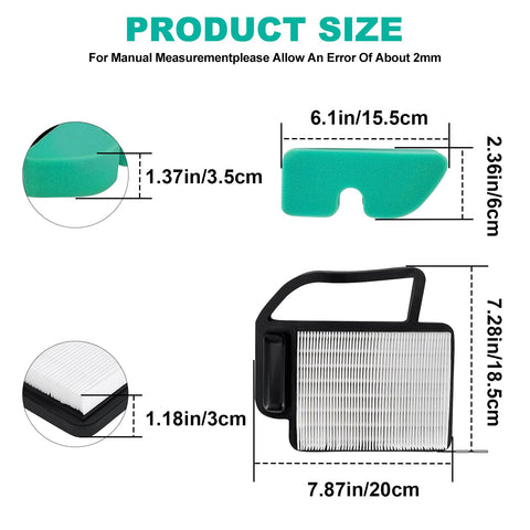 Cyleto air filter kh-20-883-06-s1 packaging showing OEM replacement compatibility