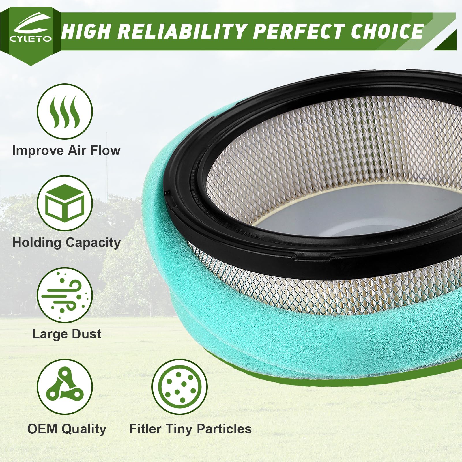 Cyleto metal mesh design for filtration durability
