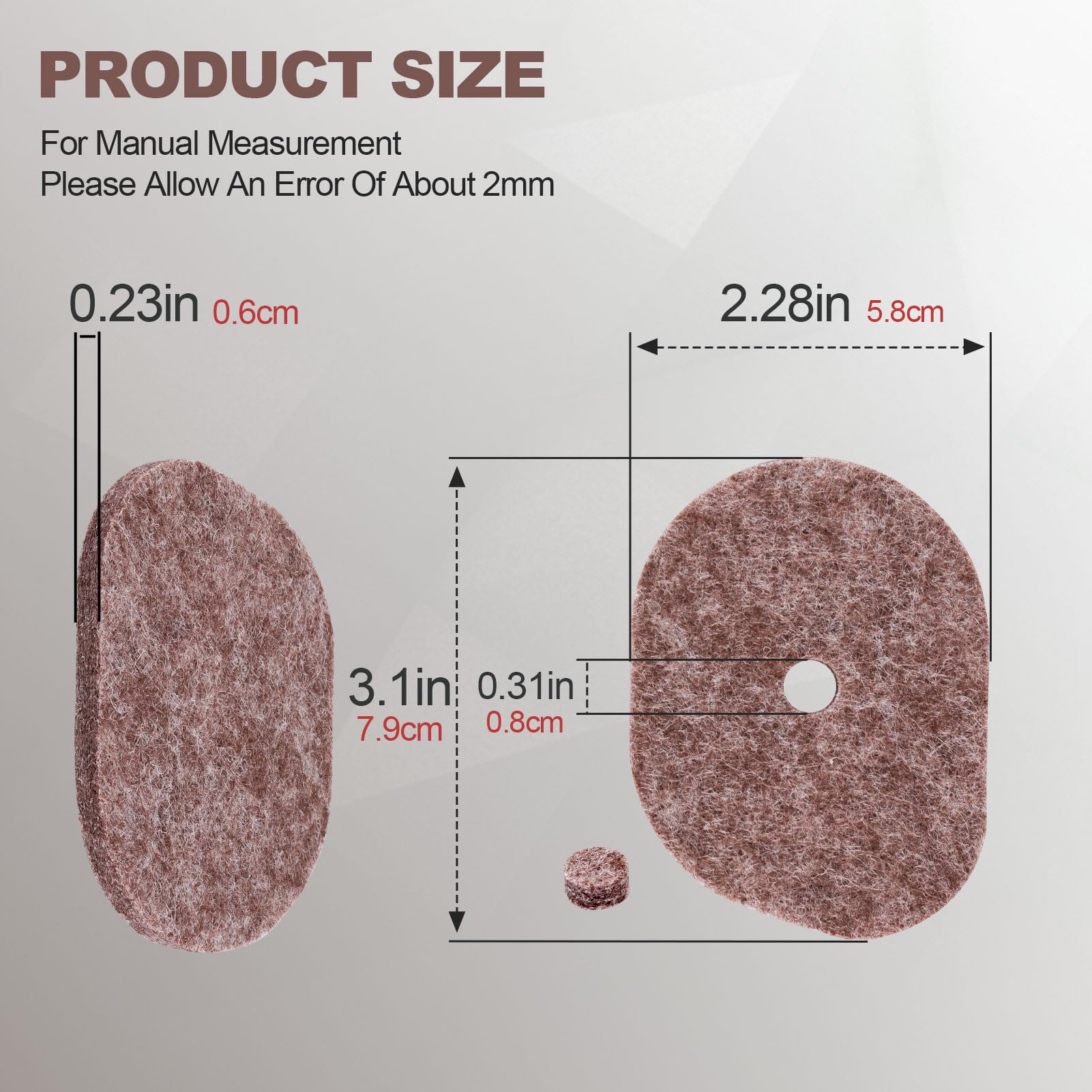 Cyleto FS56RC air filter pack of 3 for easy replacements