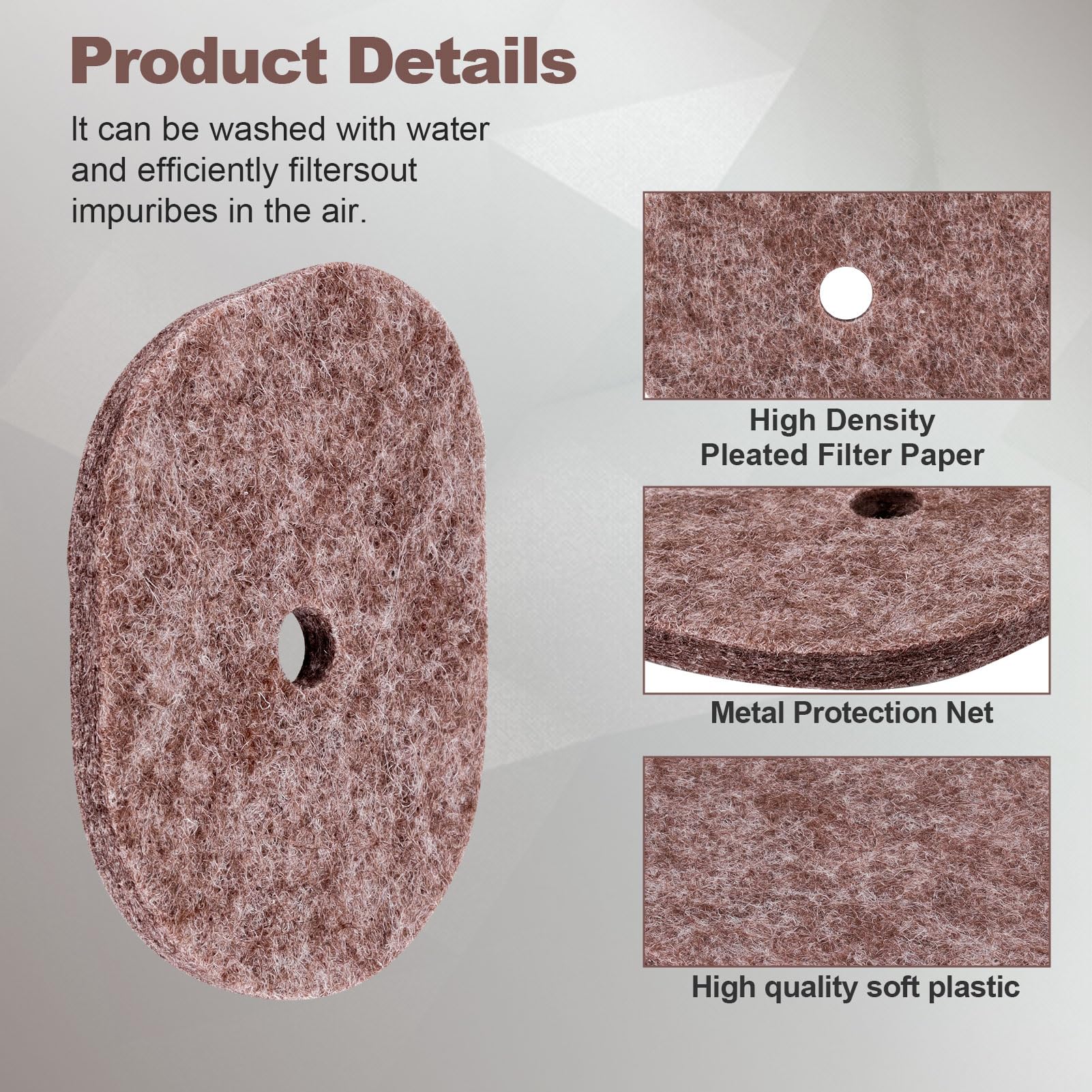 Cyleto FS56RC air filter side view with high-density media