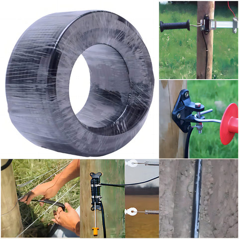 CYM-INSIST 2.5 mm aluminum core reduces resistance for high-volt fencing use