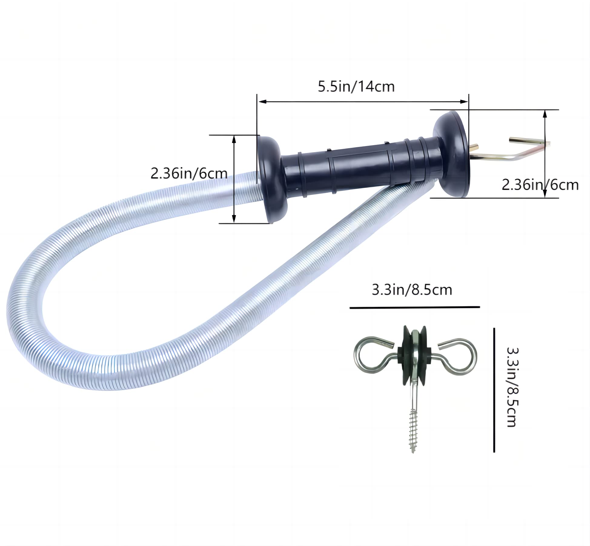 CYM-INSIST weather-resistant plastic gate handle anti-skid grip for all-weather use