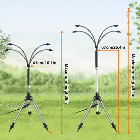 Cymuber adjustable tripod height extends mist reach
