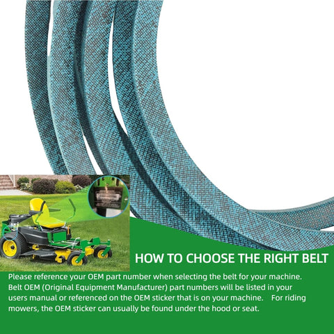 C-YONG aramid deck belt with MTD Gold riding mower