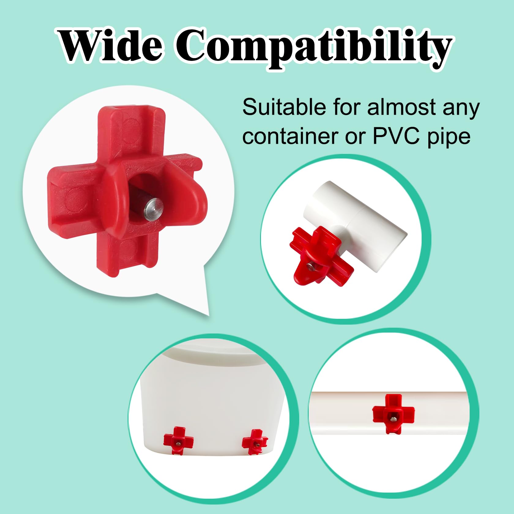 Cyrading on-ground refilling setup simplifies coop maintenance.
