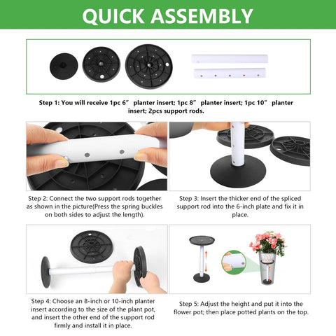 CYTMALHG wide compatibility for indoor, balcony, and outdoor planters.