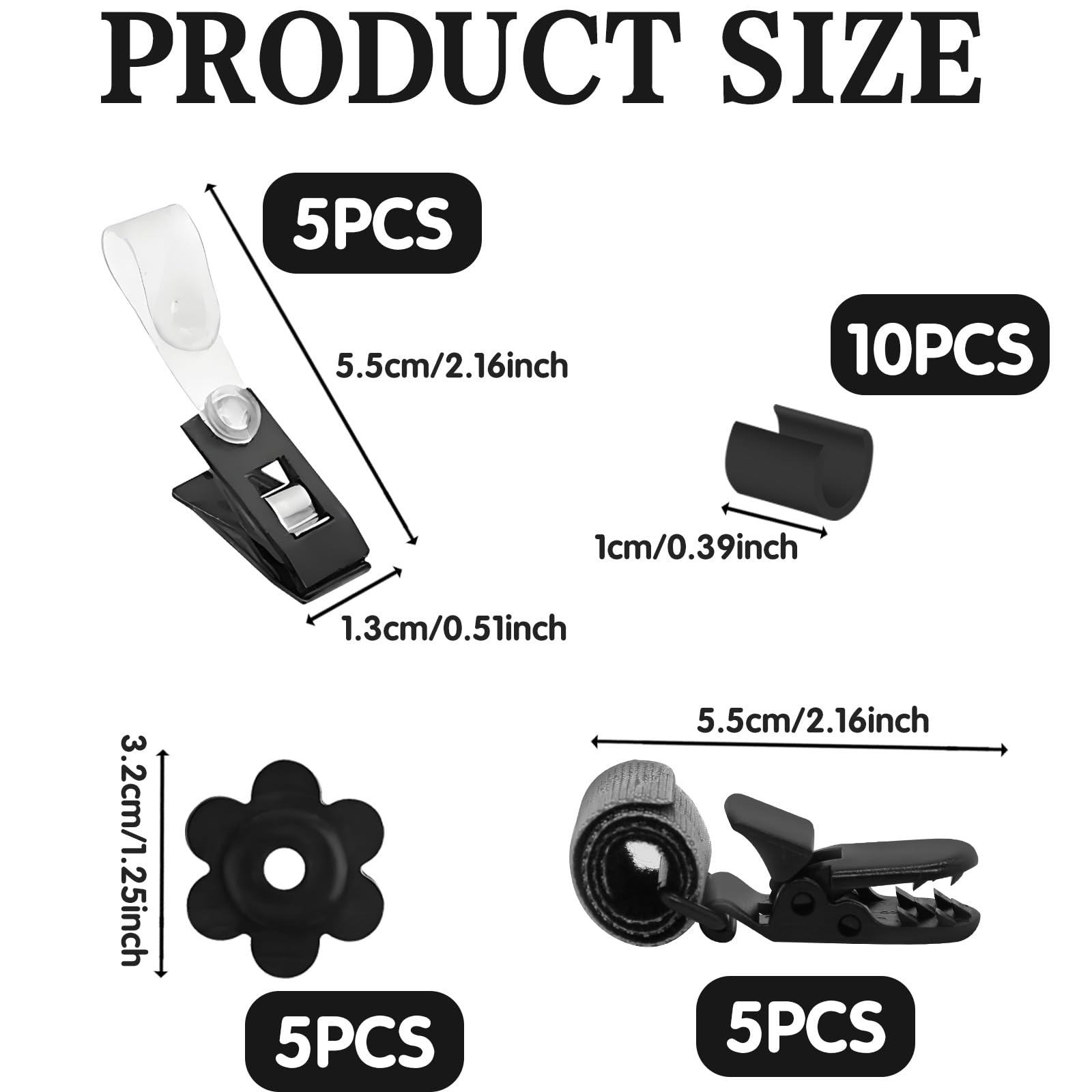 CYUXING garden flag clips secure banners on standard poles with easy, tool-free setup