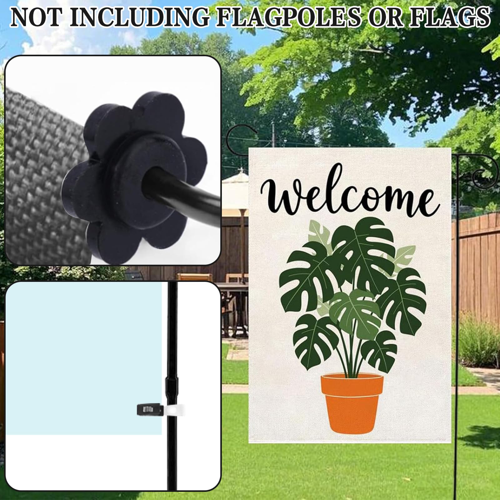 CYUXING easy-installation clips enable quick, tool-free setup for any outdoor display