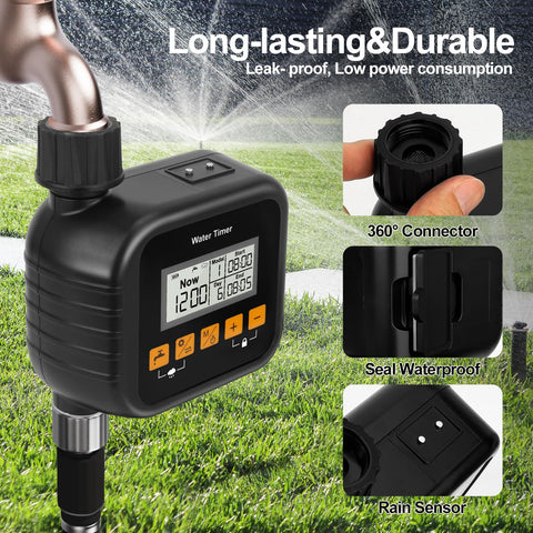 CYWEN MARDEN sprinkler timer battery compartment for outdoor use