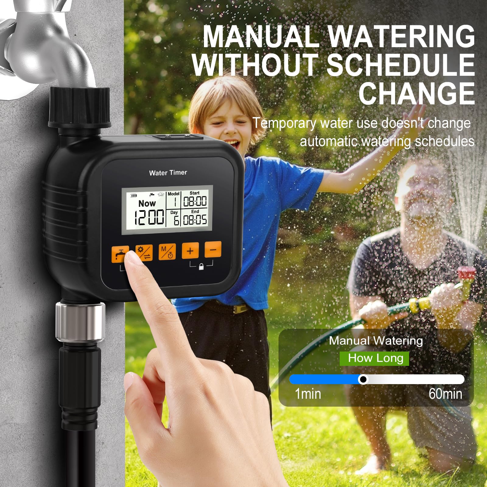 CYWEN MARDEN sprinkler timer quick installation with standard fittings