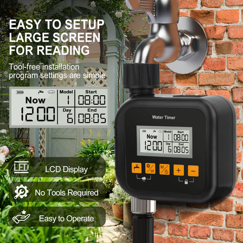 CYWEN MARDEN sprinkler timer packaging includes user manual for setup