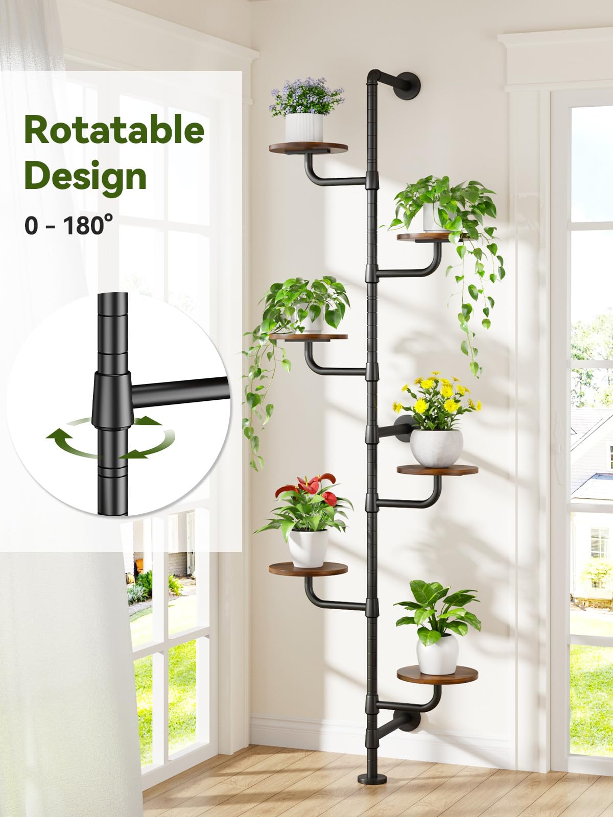 CYXPHION C5 anti-rust coated metal pole ensures durable daily use.