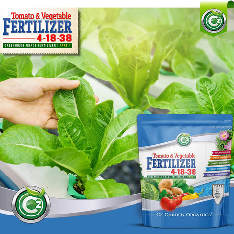 Cz Garden 4-18-38 sealed pouch highlighting easy pour and freshness