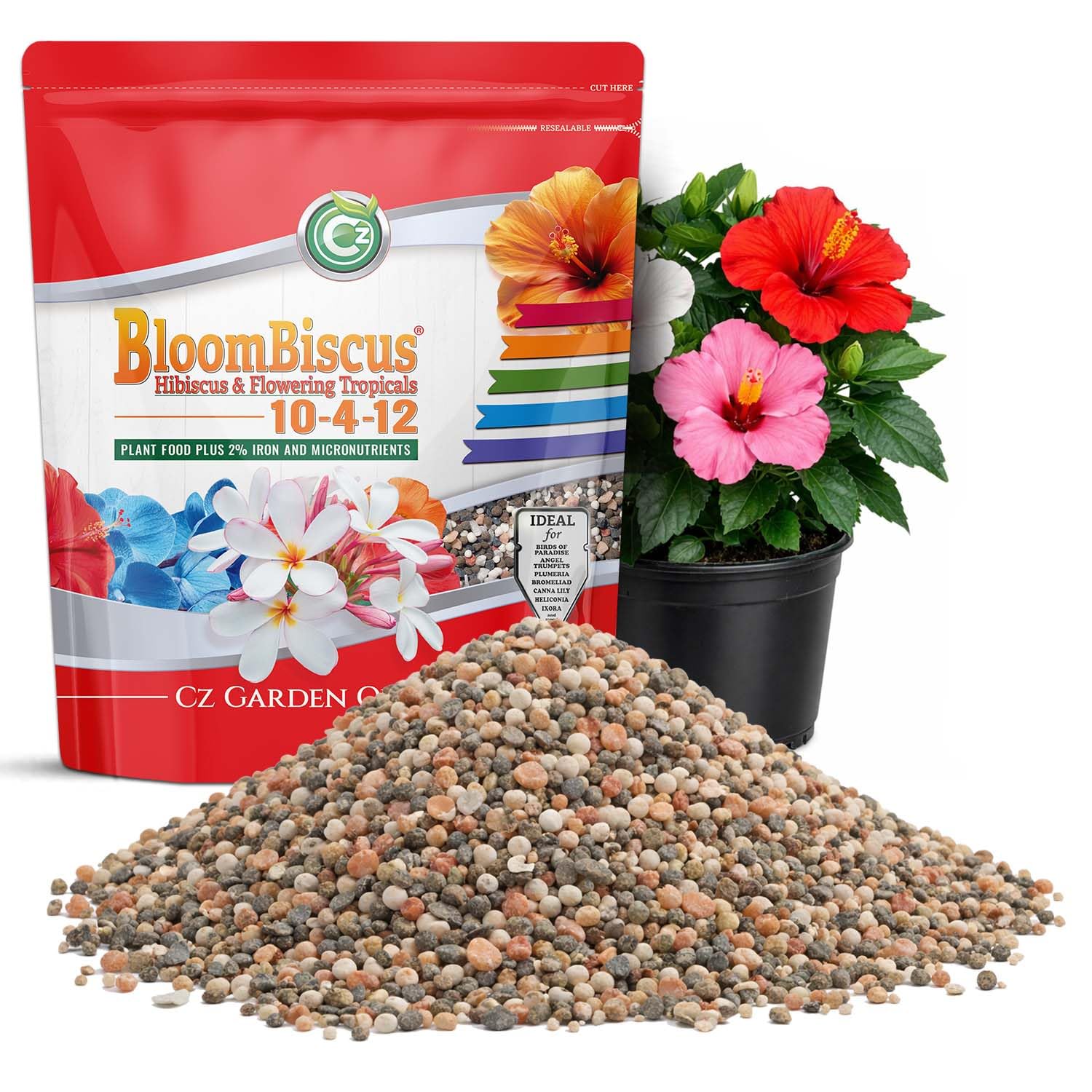 BloomBiscus 4lb bottle for hibiscus and tropical blooms