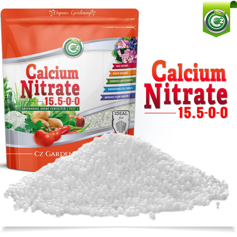 Cz Garden Calcium Nitrate dosage example with measurement spoon