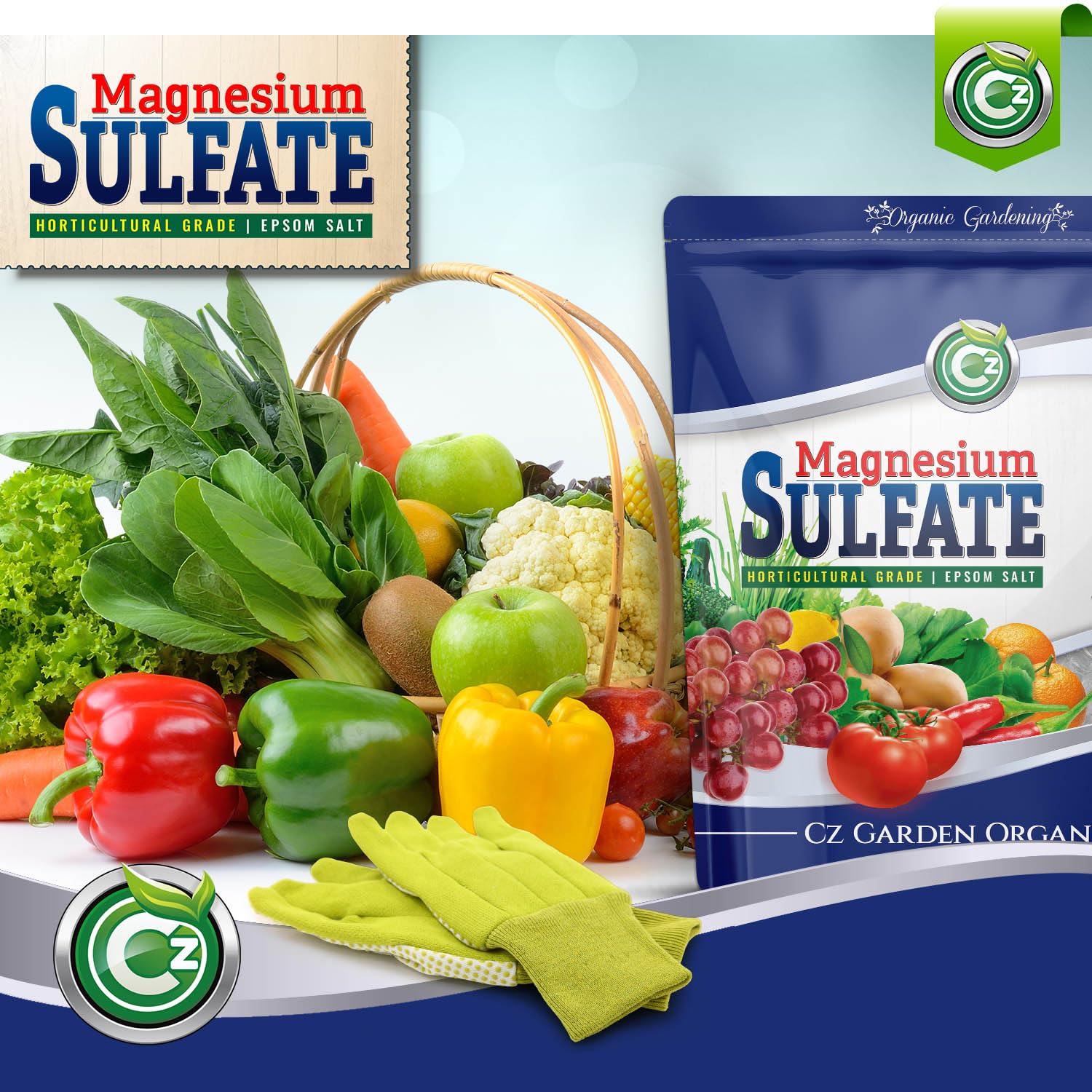 Cz Garden magnesium sulfate used in drip irrigation promotes even nourishment.