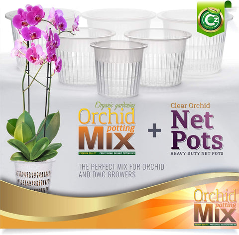 Cz Garden Orchid Potting Mix coconut husk closeup adds moisture retention