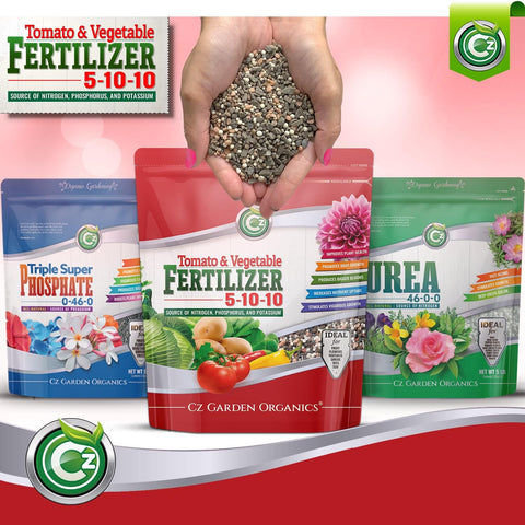 Cz Garden resealable pouch enables easy pouring and storage.