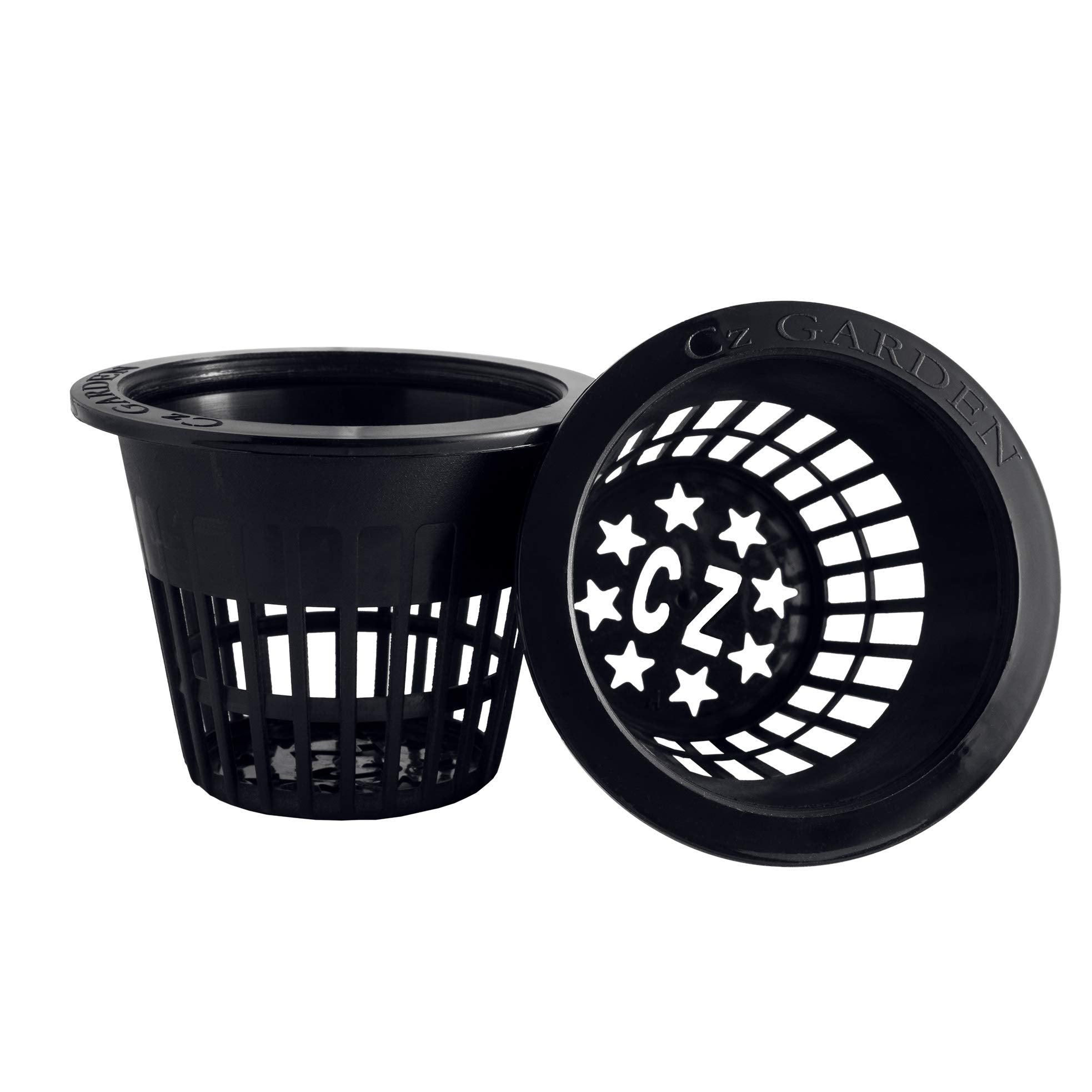 Cz Garden Supply 3-inch net cup with wide rim for orchid potting and easy handling