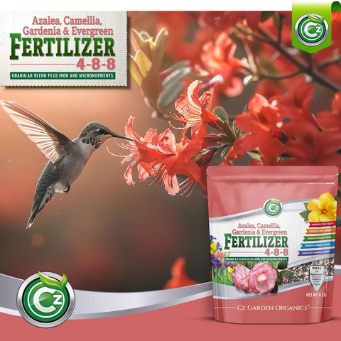 Cz Garden Supply 4-8-8 Indoor/outdoor use suitable for containers and beds.