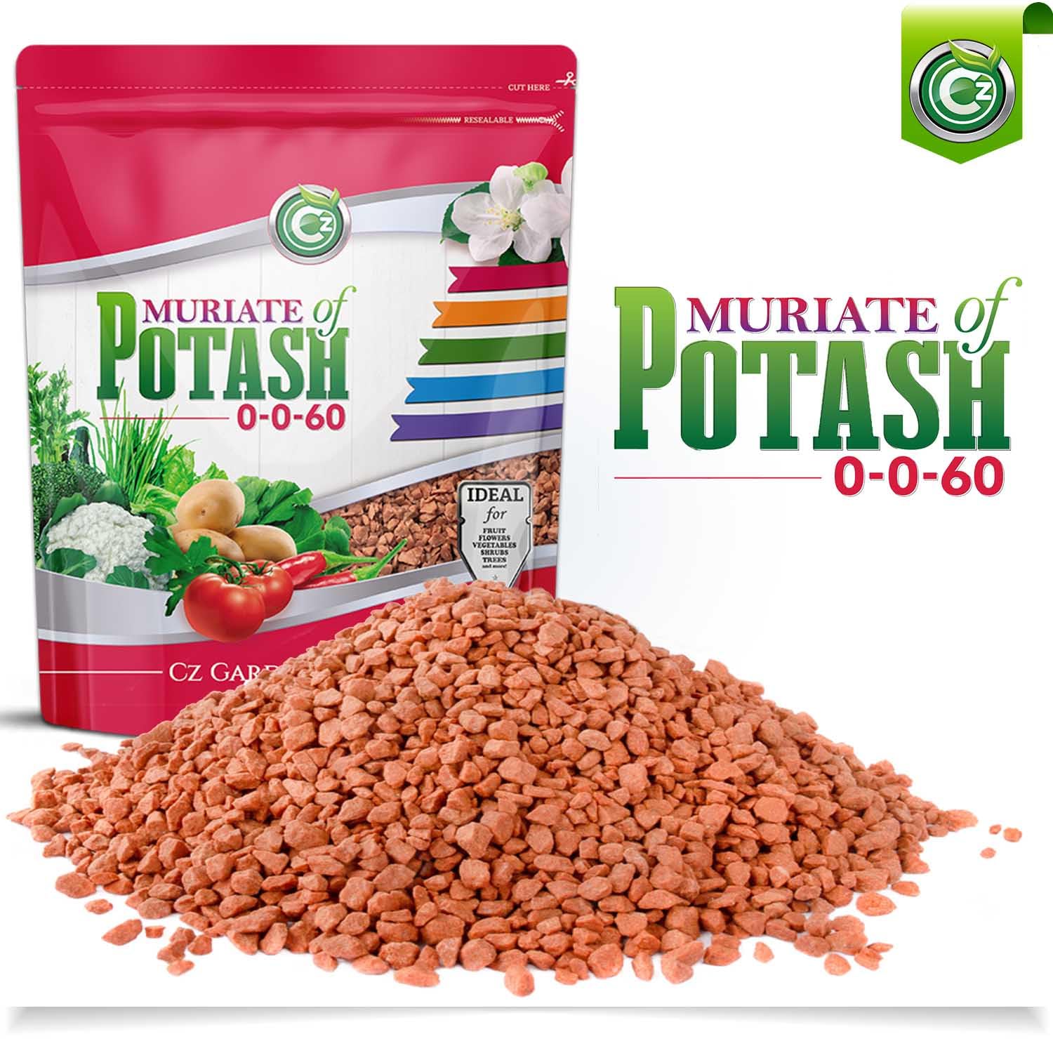 Cz Garden Supply Muriate Potash flower bloom enhancement for vibrant, heavier blossoms.