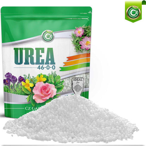 Cz Garden Urea packaging close-up emphasizes storage freshness