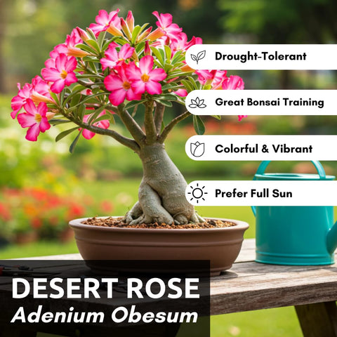 CZ Grain Desert Rose seeds germination close-up showing easy start