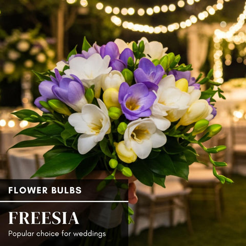 CZ Grain Double Freesia bulbs with large blooms for striking displays