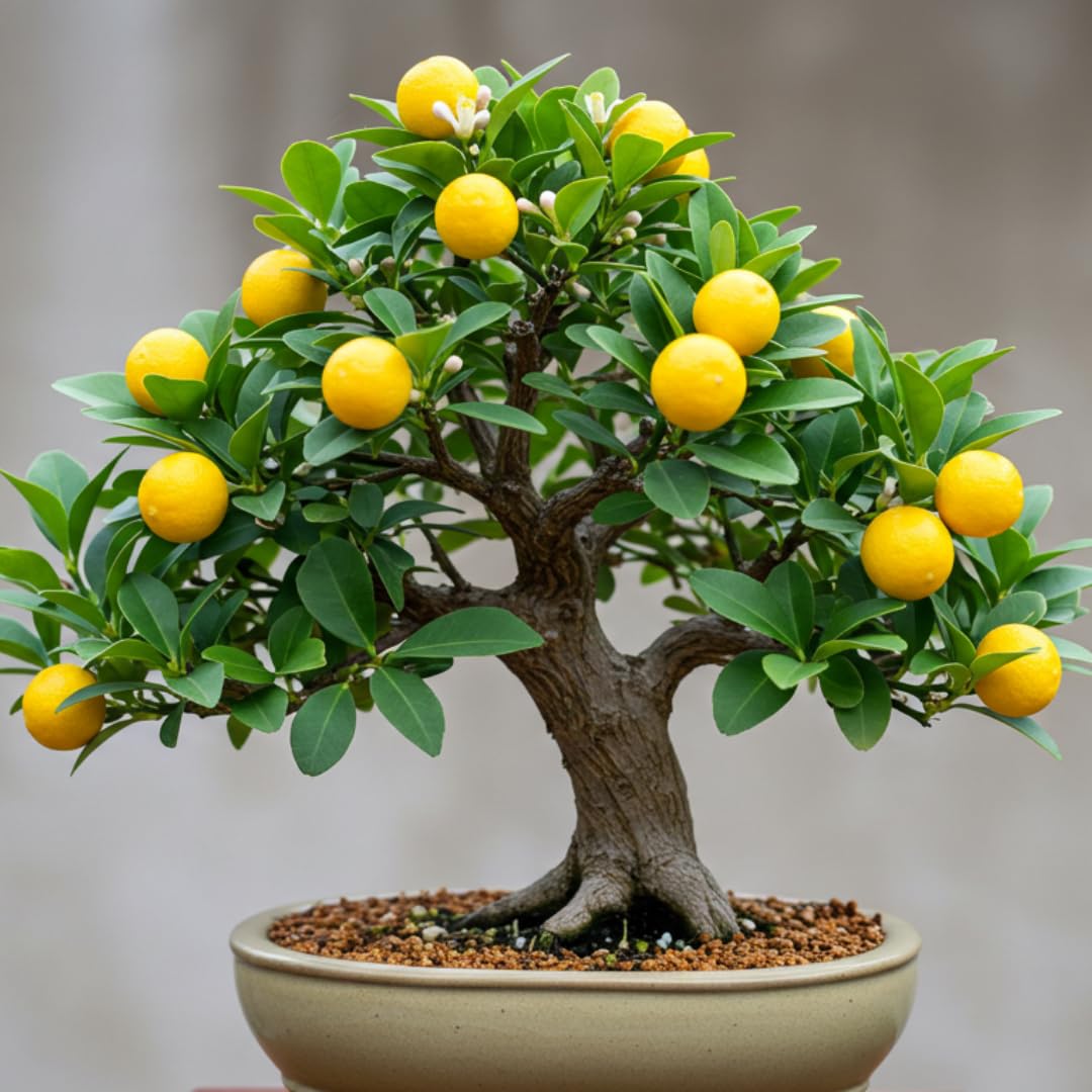 CZ Grain Dwarf Lemon Bonsai Seeds pack for home gardening and fruit production