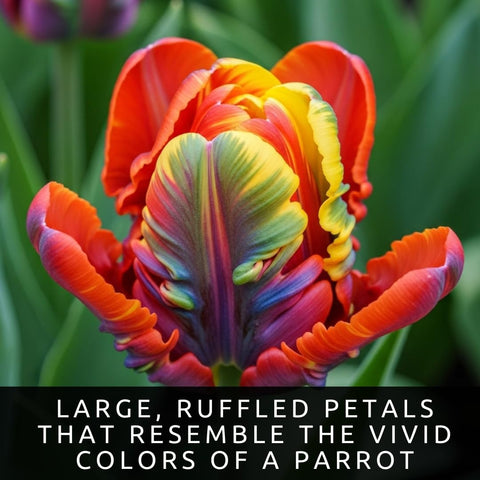 CZ Grain Parrot Tulips bulbs are easy to plant for seasonal color each spring