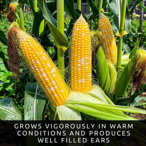 CZ Grain summer-harvest-ready-corn matures in warm weather for midsummer picks