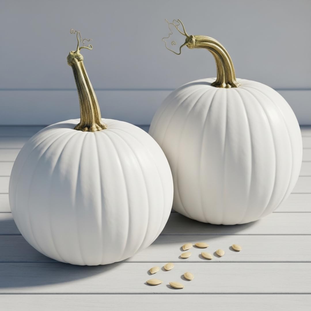 CZ Grain Polar Bear pumpkin seeds packet for premium planting of rare white pumpkins