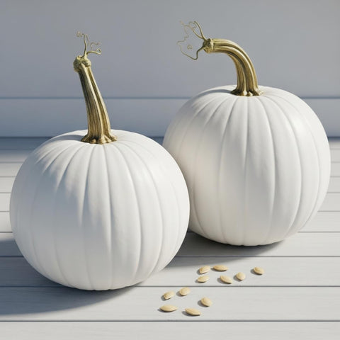 CZ Grain Polar Bear pumpkin seeds packet for premium planting of rare white pumpkins
